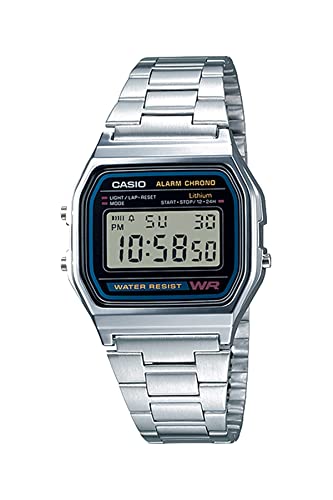 Casio Men's Digital Watch with Stainless Steel Bracele