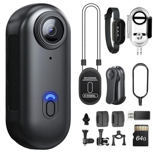 SHPTDJTIC H88 4K Body Cameras with Audio & Video Recording - Waterproof Body Camera 4K