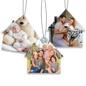 Personalised Car Air Fresheners with Photo and Text