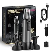 Painless Nose Hair Trimmer for Women 2024 Upgrade Nose Trimmer Ladies Nose Hair Trimmer Dual Edge...
