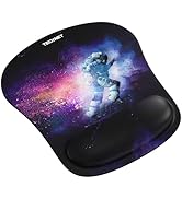 TECKNET Office Mouse Pad, Mouse Pad Gel With Wrist Support, Anti-Slip Mice Mat Comfort Rubber Bas...