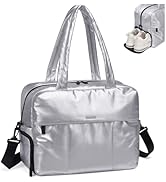 Large Duffel Bag Women Sports Bag Portable Travel Bag, Expandable Space Weekender Bag for Sports,...