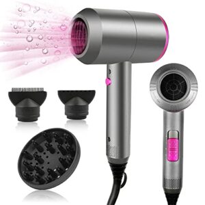 HappyGoo Hair Dryer Professional Ionic Hairdryer with 2 Speed 3 Heat Setting