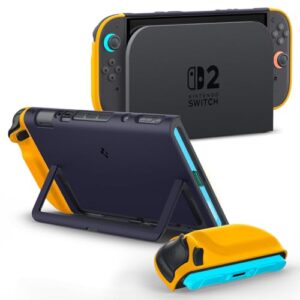 Spigen Nano Pop Case Compatible with Nintendo Switch 2 2025 Case with Built-in Stand - Blueberry Navy