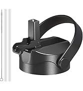 XACIOA Straw Lid for Hydro Flask Wide Mouth(12oz 18oz 22oz 24oz 32oz 40oz 64oz), Lid with Straws ...