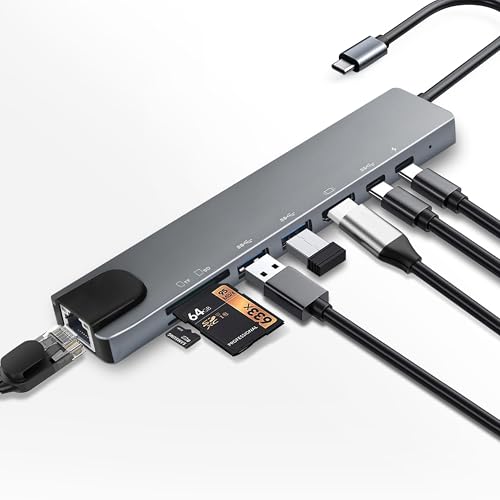 USB C Hub with Ethernet Adapter