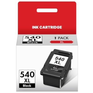 540XL Black Ink Cartridge Remanufactured for Canon 540 540XL Ink Cartridges Black PG-540 PG-540XL 540XL for Pixma TS5150 TS5151 MG3550 MG3650 MG3650s MG3200 MG3500 MG2250 MG3600 MG4250 MG3250 MX475
