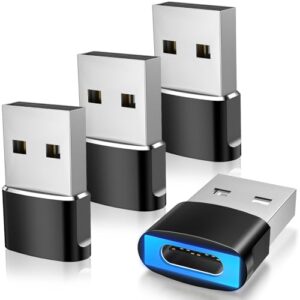 TiMOVO USB to USB C Adapter with LED Light