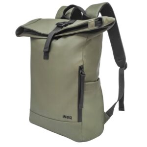 Roll Top Water Resistant Backpack Men and Women with Padded 15.6" Laptop & Tablet Compartments | Versatile Rolltop Backpack | Expandable Travel Rucksack for Work