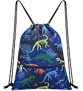 WAWSAM Drawstring Backpack for Kids - 34 x 45cm Sports Gym PE Bag Waterproof Beach Swimming Pool ...