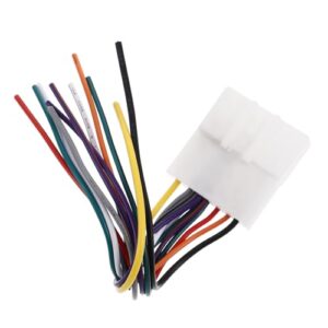 Gatuida Easy Install Radio Harness Connector Car Stereo Wire Harness Adapter Enhanced Radio Receptio