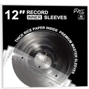 50 x 12 Inch Vinyl Inner Sleeves