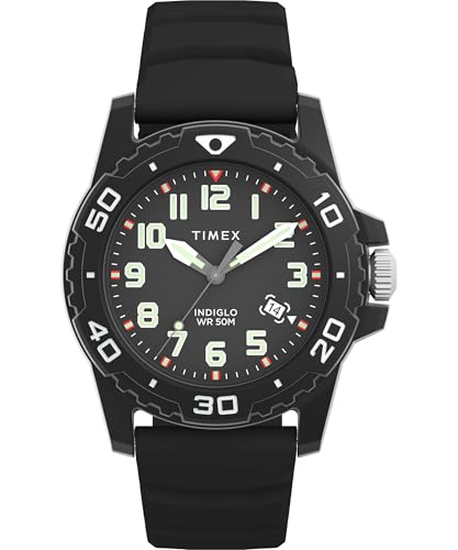 Timex Men's Analog Quartz Watch with Silicone Strap TW5M612