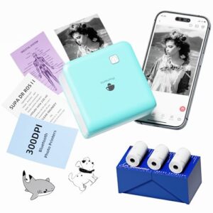 Phomemo Mini Photo Printer 300DPI - Thermal Sticker Printer for Smartphone