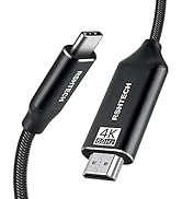 RSHTECH 5-Port Powered USB Hub, 24W USB 3.0 Splitter with 4 USB 3.0 Data Ports +1 USB Fast Chargi...