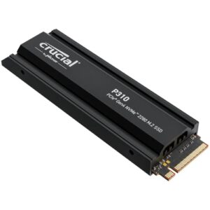 Crucial P310 2TB SSD M.2 NVMe PCIe Gen4 Internal Gaming PS5 SSD with Heatsink