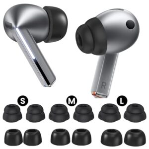Delidigi 6 Pairs Ear Tips Set for Samsung Galaxy Buds3 Pro (2024)
