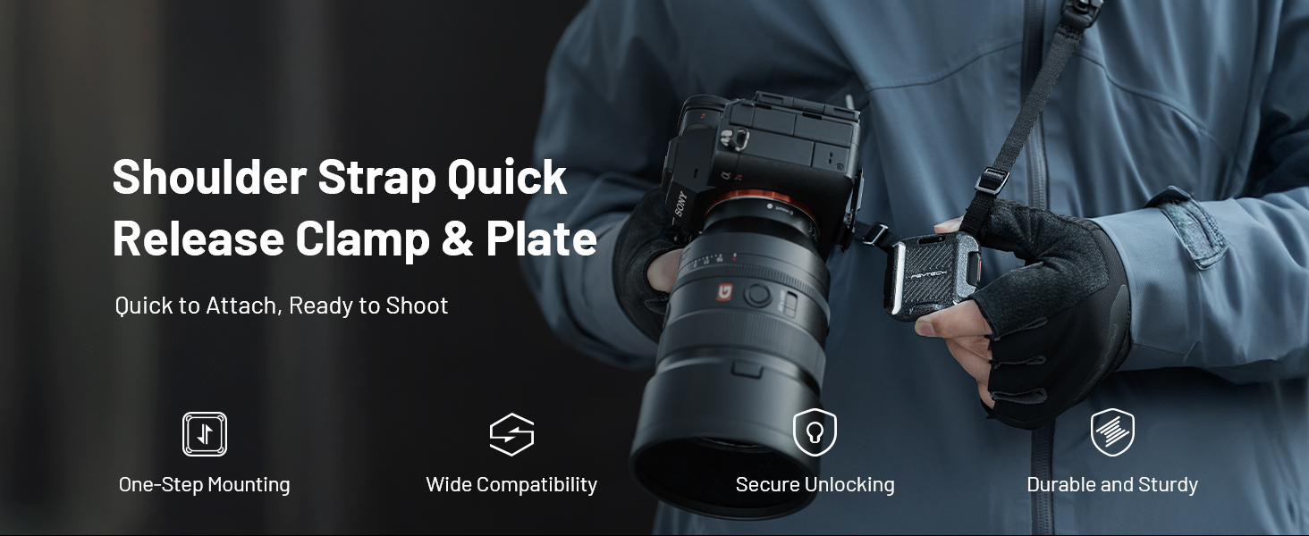 PGYTECH Shoulder Strap Quick Release Clamp
