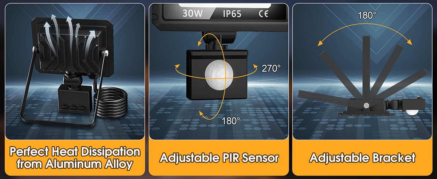 garden spot lights mains powered