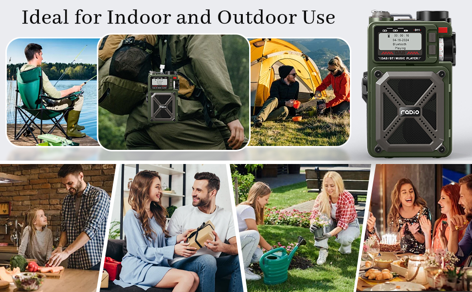 dab radio portable radio wind up radio dab radio with bluetooth hand crank radio