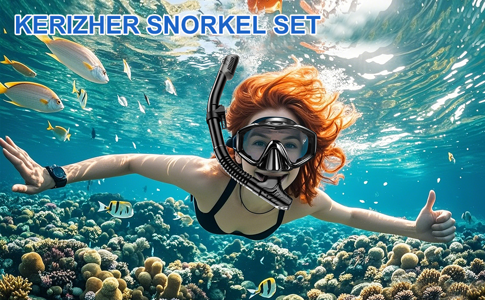 snorkel set adults full face snorkel mask snorkel snorkeling diving Goggles Swimming