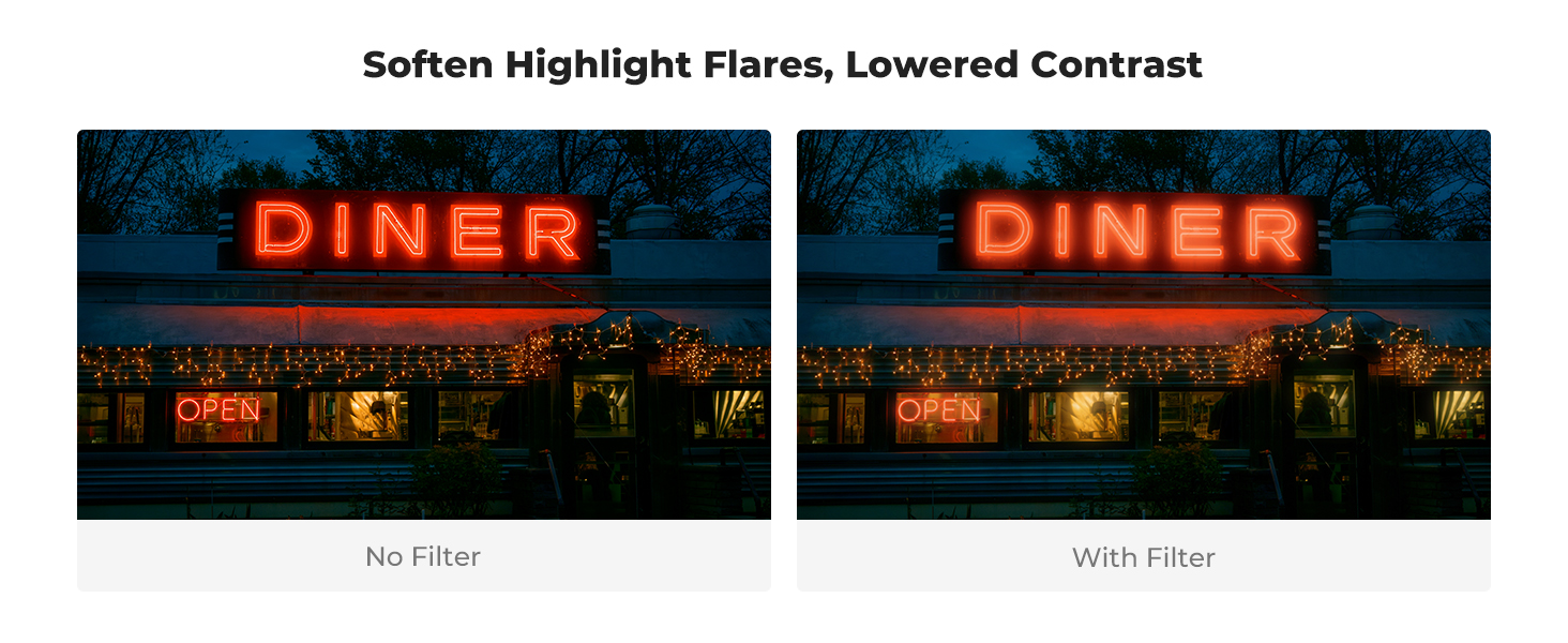 black diffusion filter