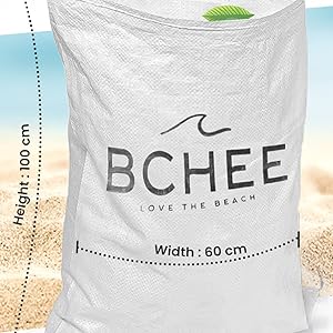 BCHEE bag being used on beach