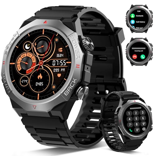 Military Smart Watch for Men Answer/Make Calls