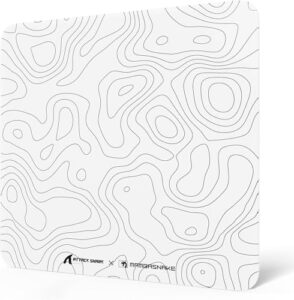 MAMBASNAKE x ATTACK SHARK CM05 Contour Glass Hard Gaming Mousepad