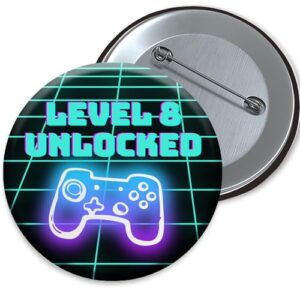 LimaLima Birthday Gift For Boys You Have Reached Level Badge