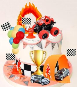 Monster Truck Cake Topper Monster Truck Cupcake Toppers For Monster Truck Party Decorations Monster Truck Birthday Decorations