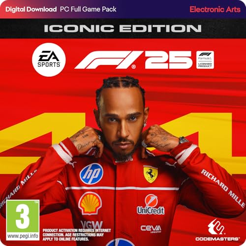 EA SPORTS F1 25 Iconic Edition PCWin | Downloading Code EA App| VideoGame | English