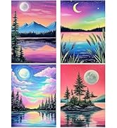 Bowetile 4 Pack DIY Gnome Diamond Painting, Cute Gnome Diamond Art Kits for Adults, Love Heart Fu...