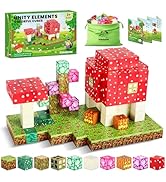 Kid Odyssey Magnetic Building Blocks Set, Build Mine Magic World Set, Magnetic Tiles STEM Montess...