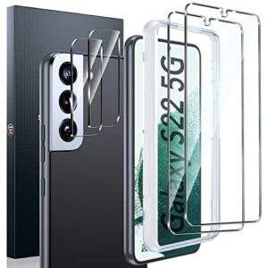 LK 2+2 Pack for Samsung Galaxy S22 Screen Protector 6.1 Inch