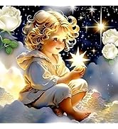 Bowetile DIY Diamond Painting Lion King, Lion Diamond Art Painting Kits for Adults, Full Drill An...