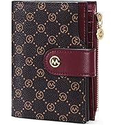 Wallets for Women PVC Leather Small Bifold Zipper Pocket Coin Purse Large Capacity Multi Card Org...