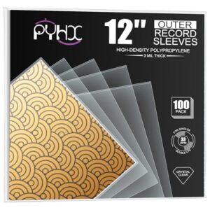 100 x 12 Inch Vinyl Record Sleeves