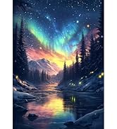 Bowetile 5D DIY Diamond Painting Art Kits Moon, Flower Diamond Art Painting Kits for Adults, Full...