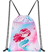 WAWSAM Drawstring Backpack for Kids - 34 x 45cm Sports Gym PE Bag Waterproof Beach Swimming Pool ...