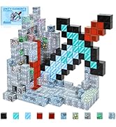 Kid Odyssey Magnetic Building Block, 87pcs Build Mine Country Cottage World, STEM Montessori Toy ...