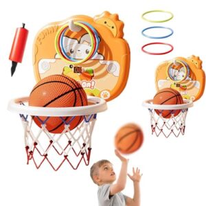 Toddler Basketball Hoop for Indoor - Basketball Hoop with Adjustable Height