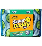 Scrub Daddy Scour Daddy, Scourers Sponge, Non Scratch Scouring Pads, Heavy Duty Scourer Pad for C...