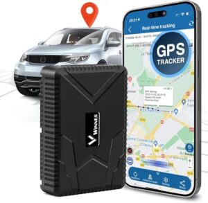 GPS Tracker No Subscription Fee Real Time Tracking Magnetic Waterproof GPS Tracker Devices 120 Days Standby Time 10000mAh Rechargeable GPS Car Tracker With Multiple Alarms and Free APP/Web
