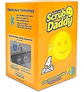 Scrub Daddy Original Sponge Twin Pack, Cleaning Sponges for Washing Up, Dish & Kitchen Sponge as ...