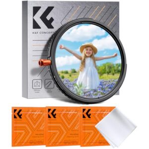 K&F Concept 77mm 3in1 1/4 Black Diffusion & CPL & ND Filter
