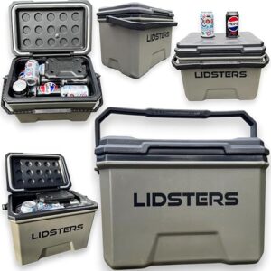 Lidsters Fishing Deluxe Cooler Ice Box 16L Fits 23 Cans Carp tackle Bait Cool