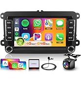 [2+64G] Android 13 Car Stereo for VW Golf 5 Polo Skoda with Wireless Carplay Android Auto 