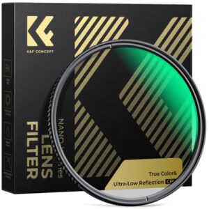 K&F Concept 82mm True Color Polarising Filter Ultra Low Reflection Circular Polarizing CPL