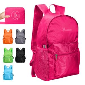 Lightweight Foldable Backpack Small Waterproof Hiking Rucksack Durable Packable Backpacks for Women Men Outdoor Hiking Biking Travelling Walking Camping